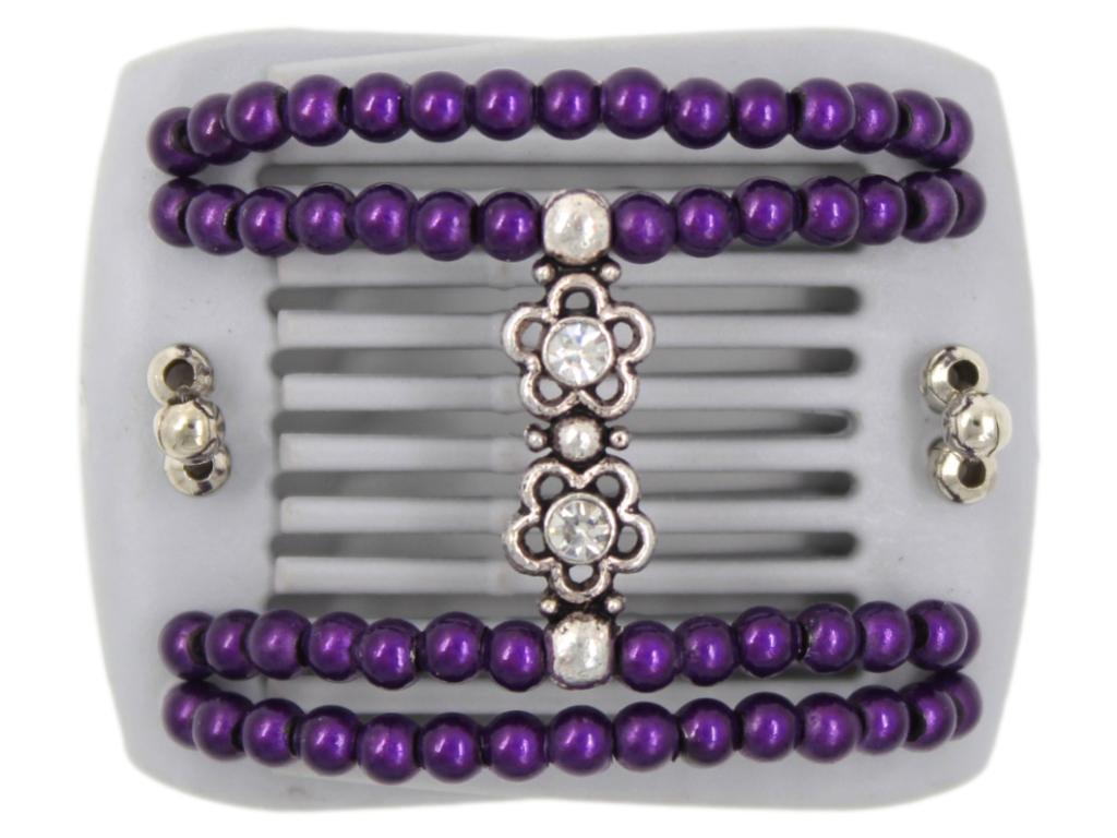 African Butterfly LadyBug Hair Comb - Gray 30