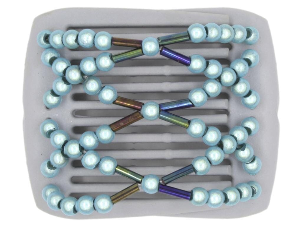 African Butterfly LadyBug Hair Comb - Gray 35