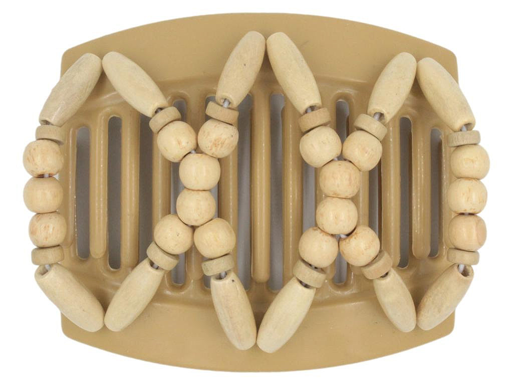 African Butterfly Thick Hair Comb - Beada Blonde 91