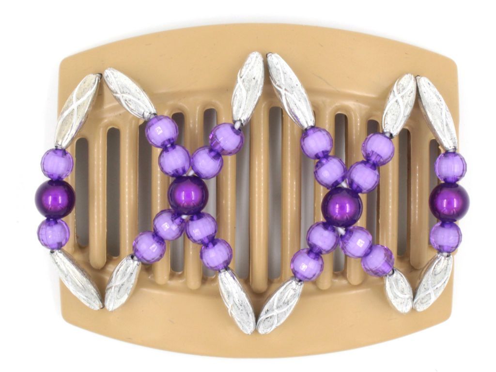 African Butterfly Thick Hair Comb - Dalena Blonde 52