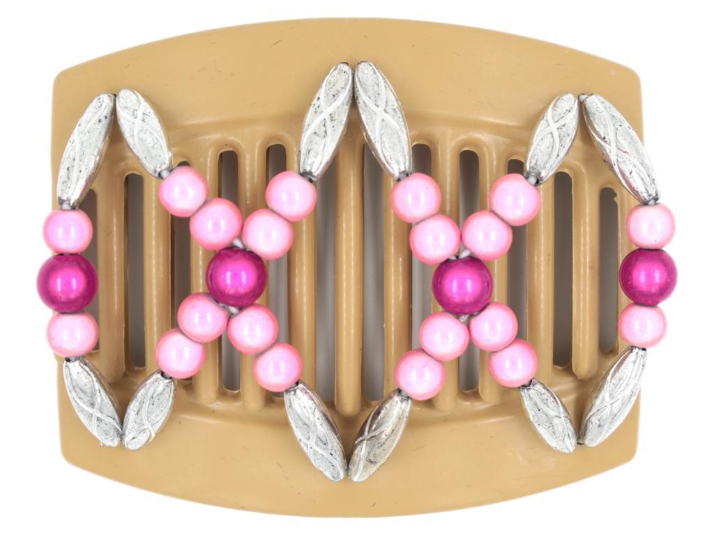 African Butterfly Thick Hair Comb - Dalena Blonde 57