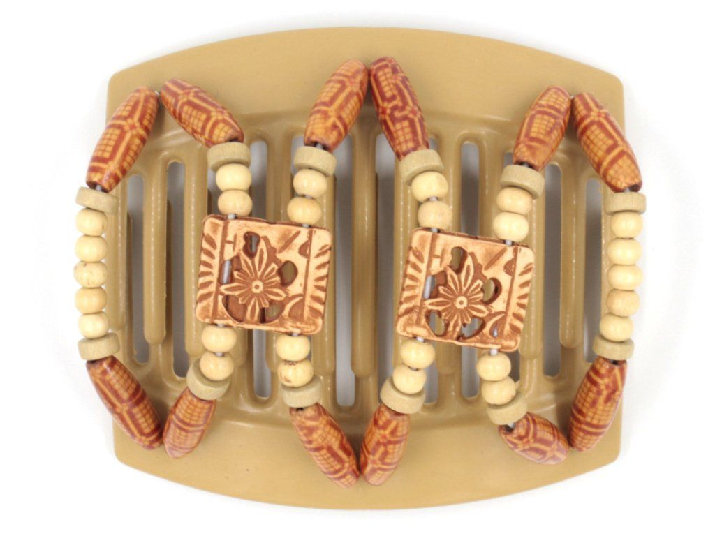 African Butterfly Thick Hair Comb - Dupla Blonde 51