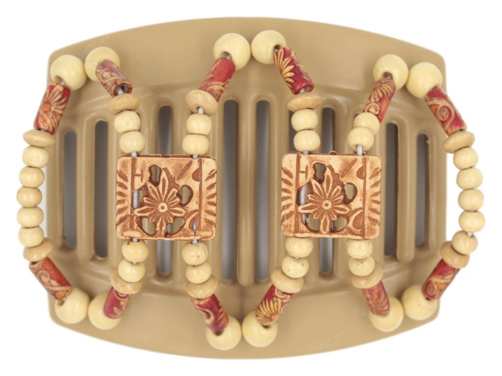 African Butterfly Thick Hair Comb - Dupla Blonde 53