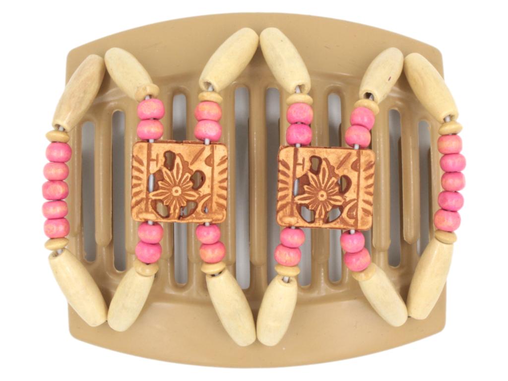 African Butterfly Thick Hair Comb - Dupla Blonde 86