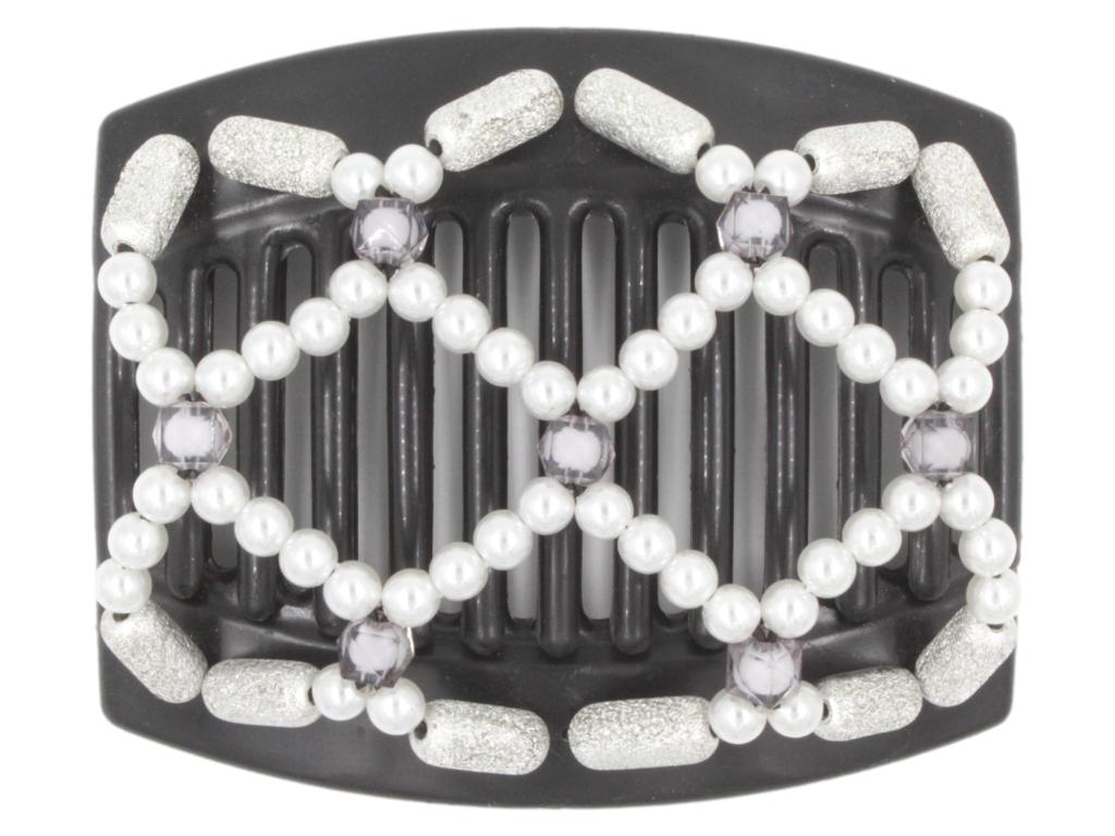 African Butterfly Thick Hair Comb - Ndalena Black 112