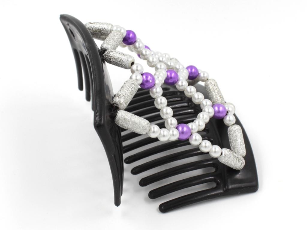 African Butterfly Thick Hair Comb - Ndalena Black 128