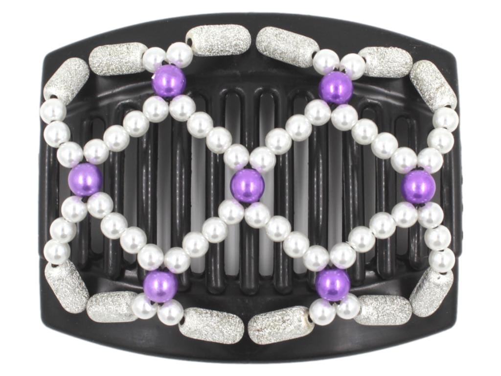 African Butterfly Thick Hair Comb - Ndalena Black 128