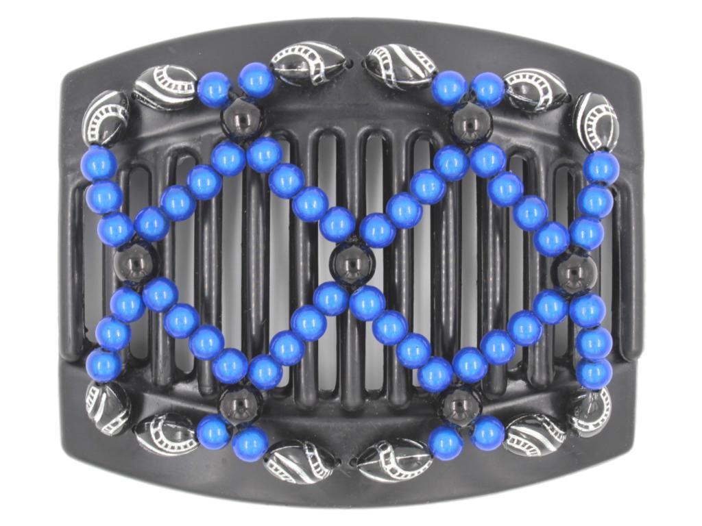 African Butterfly Thick Hair Comb - Ndalena Black 88