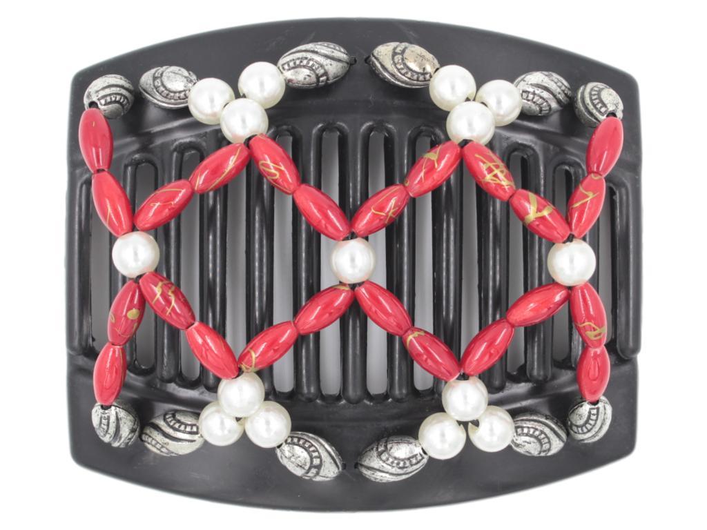 African Butterfly Thick Hair Comb - Ndalena Black 91