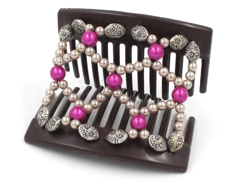 African Butterfly Thick Hair Comb - Ndalena Brown 160