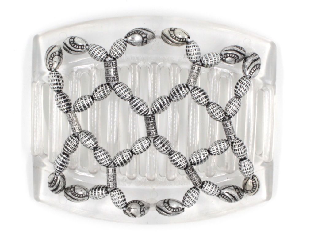 African Butterfly Thick Hair Comb - Ndalena Clear 56