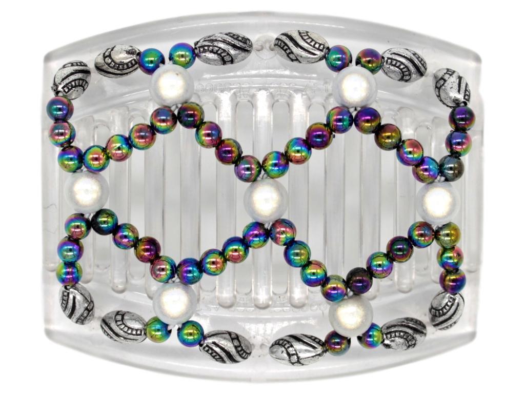 African Butterfly Thick Hair Comb - Ndalena Clear 63