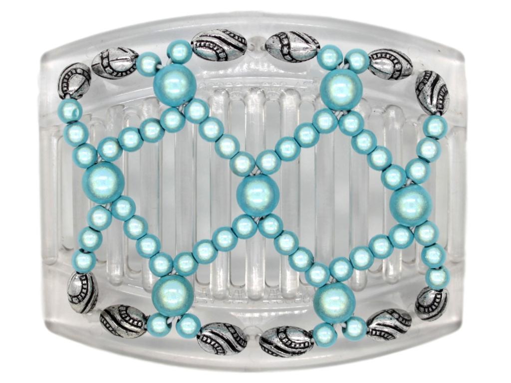 African Butterfly Thick Hair Comb - Ndalena Clear 64