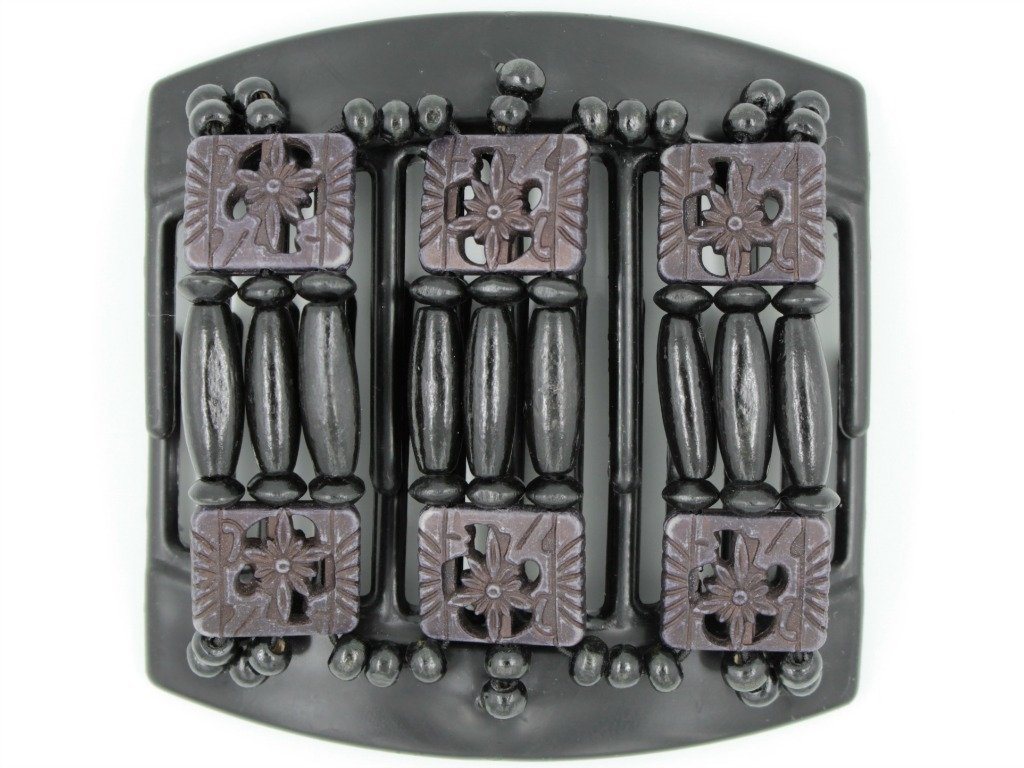 African Butterfly Thick Hair Comb - Tripla Black 10