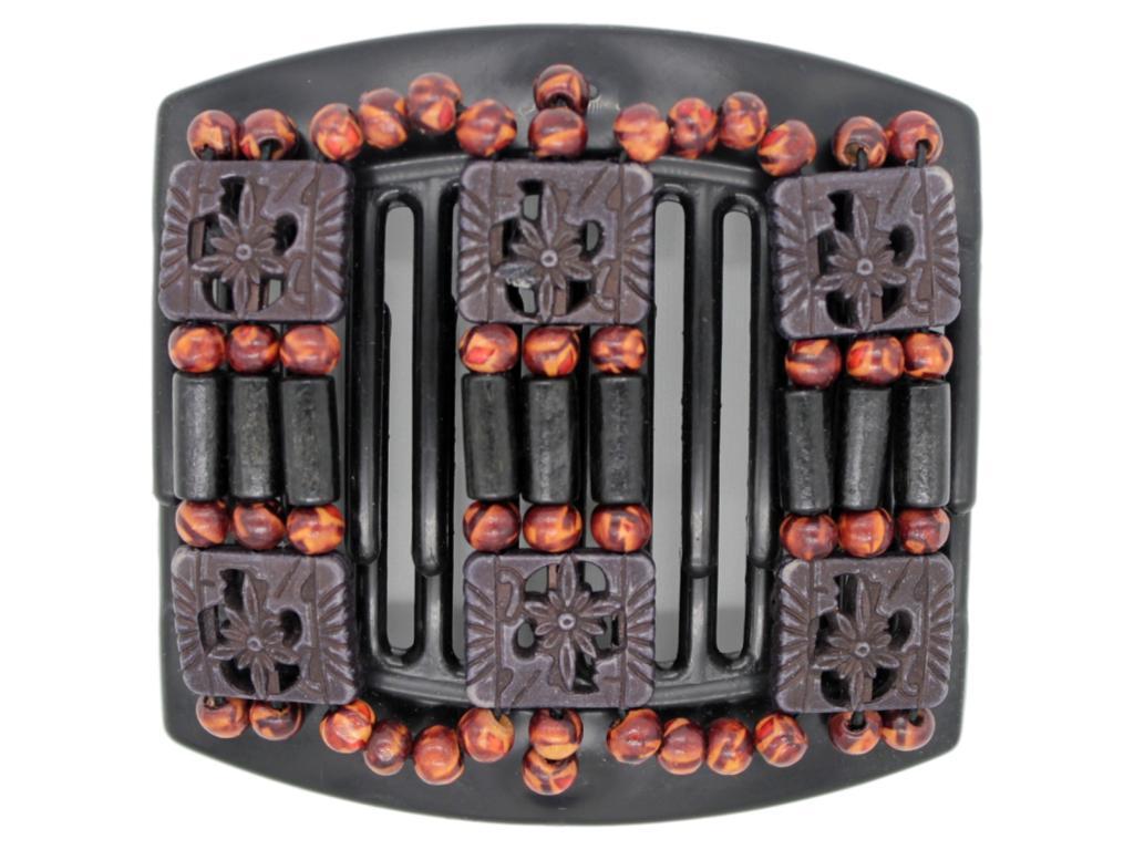 African Butterfly Thick Hair Comb - Tripla Black 18