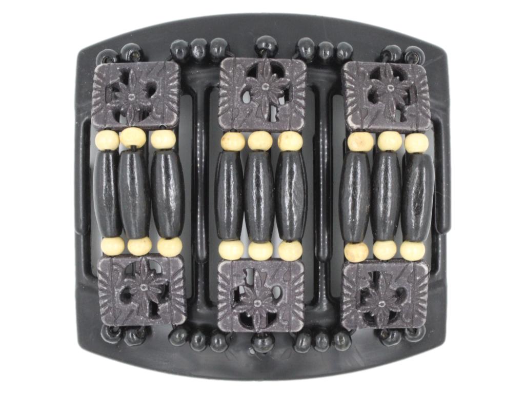 African Butterfly Thick Hair Comb - Tripla Black 25