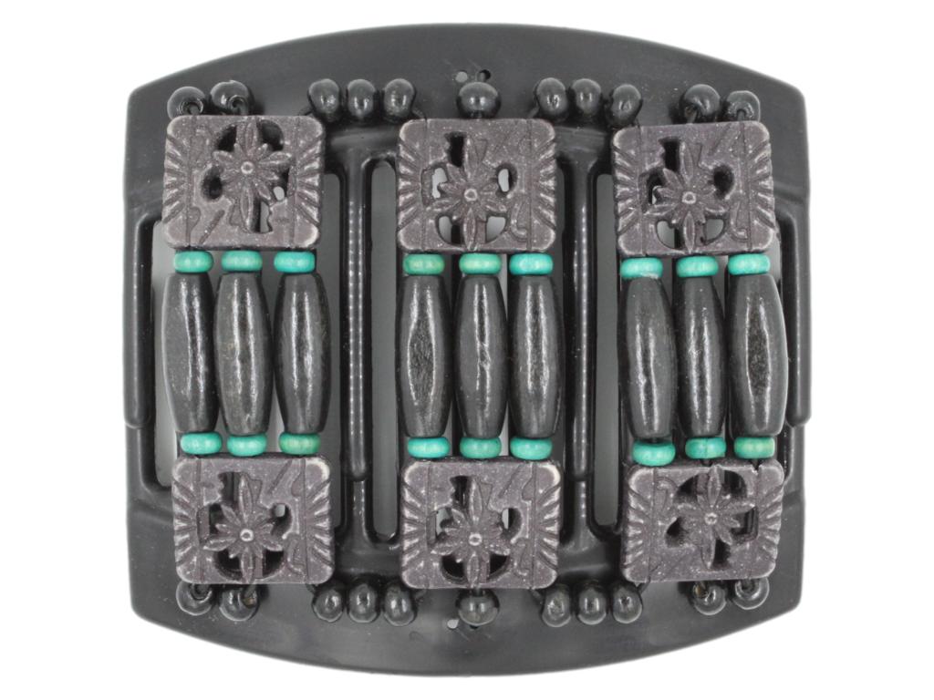 African Butterfly Thick Hair Comb - Tripla Black 26