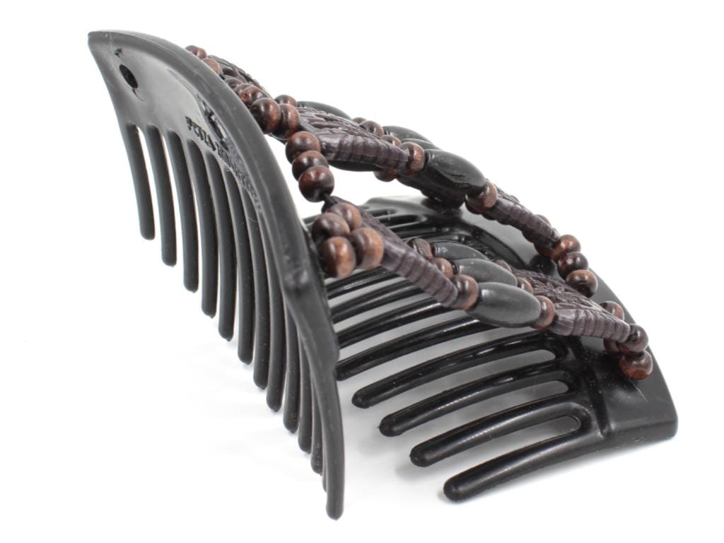 African Butterfly Thick Hair Comb - Tripla Black 40