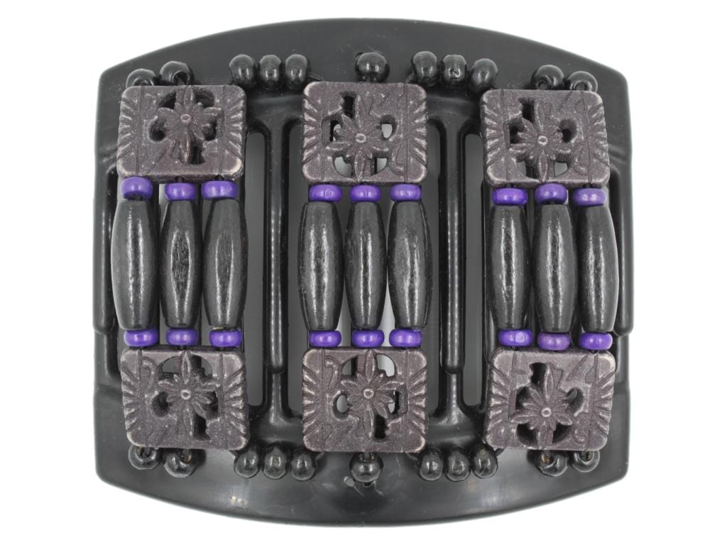 African Butterfly Thick Hair Comb - Tripla Black 42