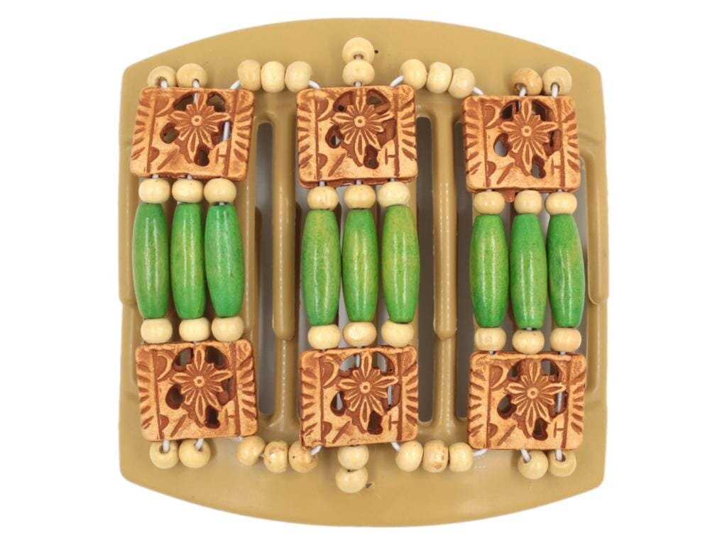 African Butterfly Thick Hair Comb - Tripla Blonde 45