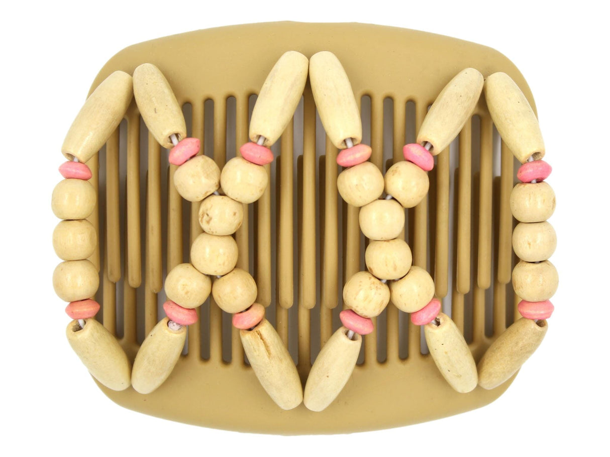 African Butterfly Hair Comb - Beada Blonde 112