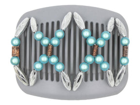 African Butterfly Hair Comb - Dalena Gray 40