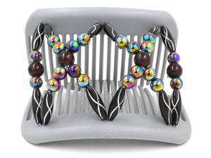 African Butterfly Hair Comb - Dalena Gray 41