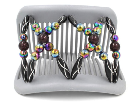 African Butterfly Hair Comb - Dalena Gray 41