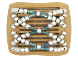 African Butterfly LadyBug Hair Comb - Blonde 67