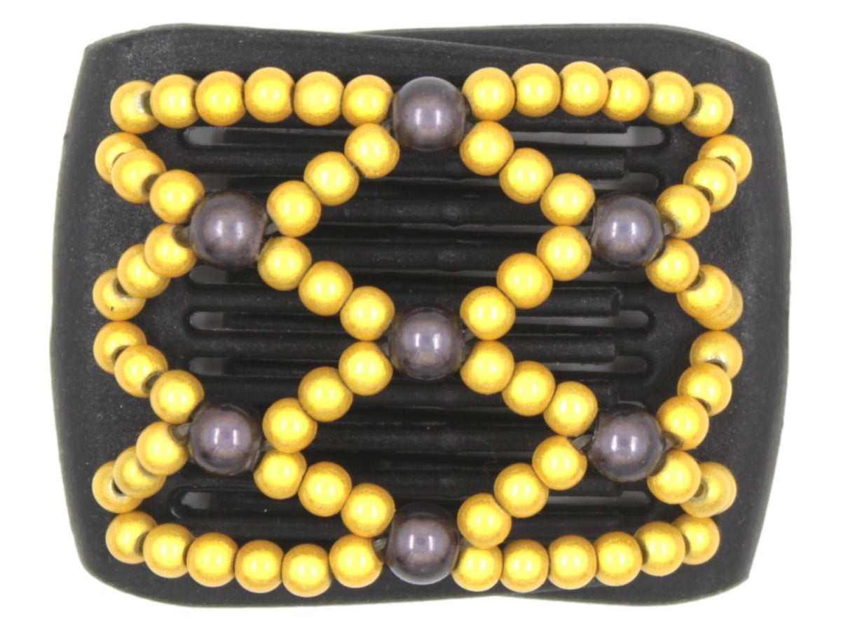 African Butterfly LadyBug Hair Comb - Black 81