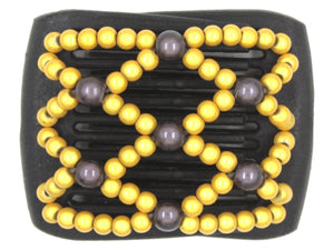 African Butterfly LadyBug Hair Comb - Black 81