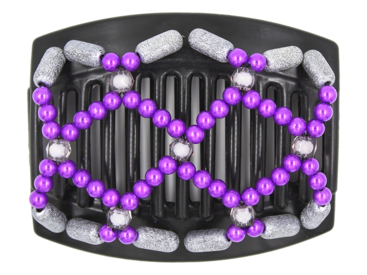 African Butterfly Thick Hair Comb - Ndalena Black 142