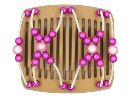 African Butterfly Chameleon Hair Comb - Beada Tube Blonde 20