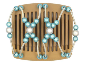 African Butterfly Chameleon Hair Comb - Beada Tube Blonde 22