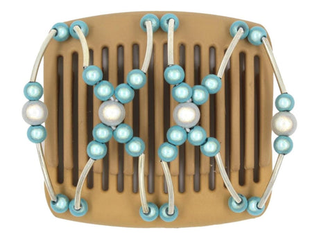 African Butterfly Chameleon Hair Comb - Beada Tube Blonde 22