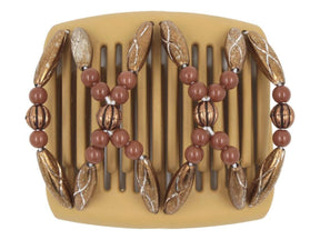 African Butterfly Chameleon Hair Comb - Dalena Blonde 29