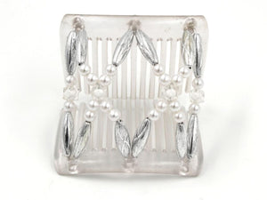 African Butterfly Chameleon Hair Comb - Dalena Clear 29