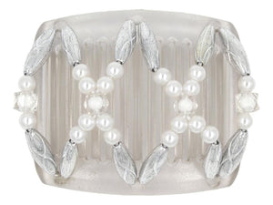 African Butterfly Chameleon Hair Comb - Dalena Clear 29