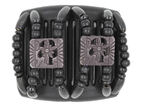 African Butterfly Chameleon Hair Comb - Dupla Black 53
