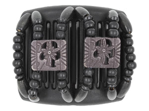 African Butterfly Chameleon Hair Comb - Dupla Black 53