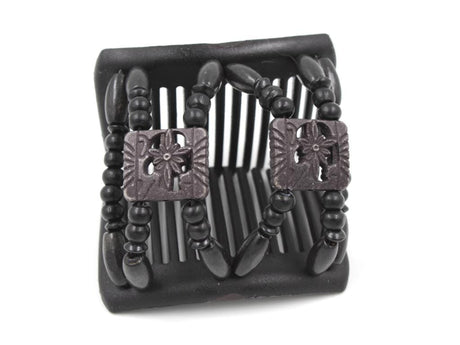 African Butterfly Chameleon Hair Comb - Dupla Black 53