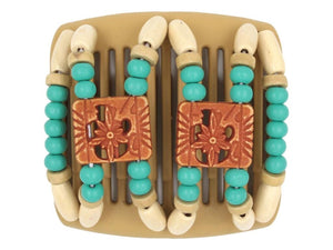 African Butterfly Chameleon Hair Comb - Dupla Blonde 42