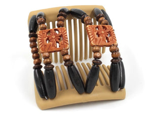 African Butterfly Chameleon Hair Comb - Dupla Blonde 46