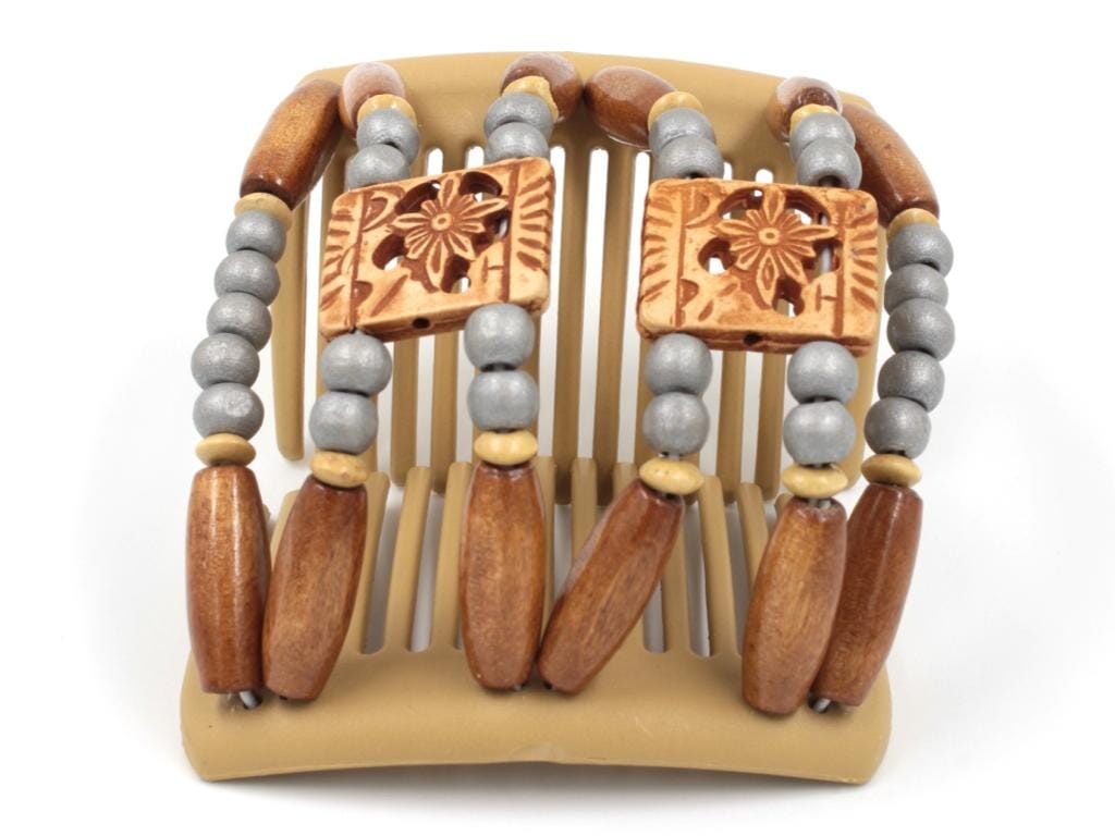 African Butterfly Chameleon Hair Comb - Dupla Blonde 47