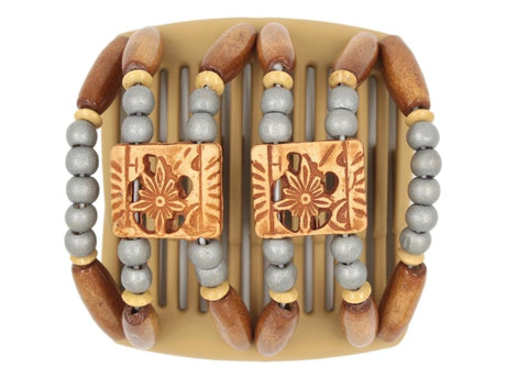 African Butterfly Chameleon Hair Comb - Dupla Blonde 47