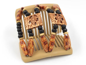 African Butterfly Chameleon Hair Comb - Dupla Blonde 48