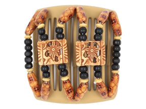 African Butterfly Chameleon Hair Comb - Dupla Blonde 48