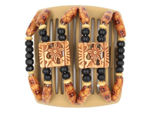 African Butterfly Chameleon Hair Comb - Dupla Blonde 48