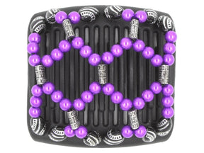 African Butterfly Chameleon Hair Comb - Ndalena Black 43