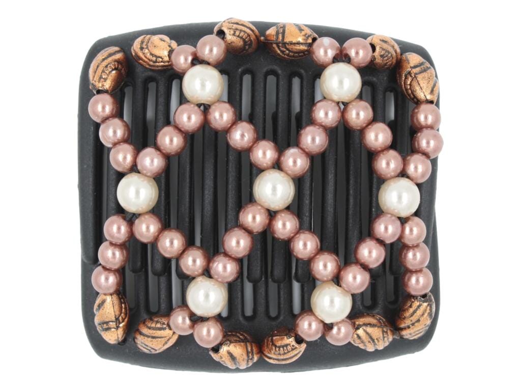 African Butterfly Chameleon Hair Comb - Ndalena Black 50